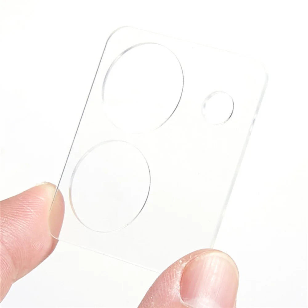 2Pcs For vivo Y36 5G (Global) / Y78 5G (China) Transparent Tempered Glass Camera Lens Protector 3D Arc Edge Lens Film - 6