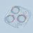 2PCS for iPhone 15 Pro / 15 Pro Max Glitter Camera Lens Protector 3D Tempered Glass Integrated Lens Film - Multi-color - 5