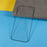 For iPhone 15 Plus Silk Printing Screen Protector Tempered Glass Diamond Cut Edge Full Cover Film - 3