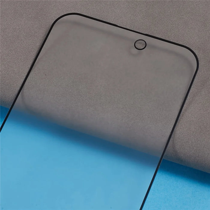 For iPhone 15 Pro Max AG Matte Screen Protector Tempered Glass Full Cover Anti-fingerprint Shield Film - 4