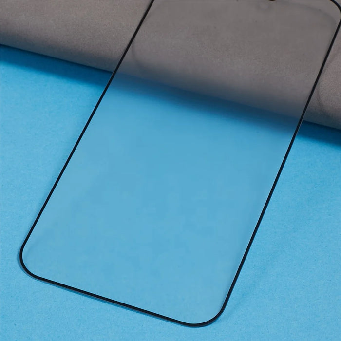 For iPhone 15 Pro Max AG Matte Screen Protector Tempered Glass Full Cover Anti-fingerprint Shield Film - 5
