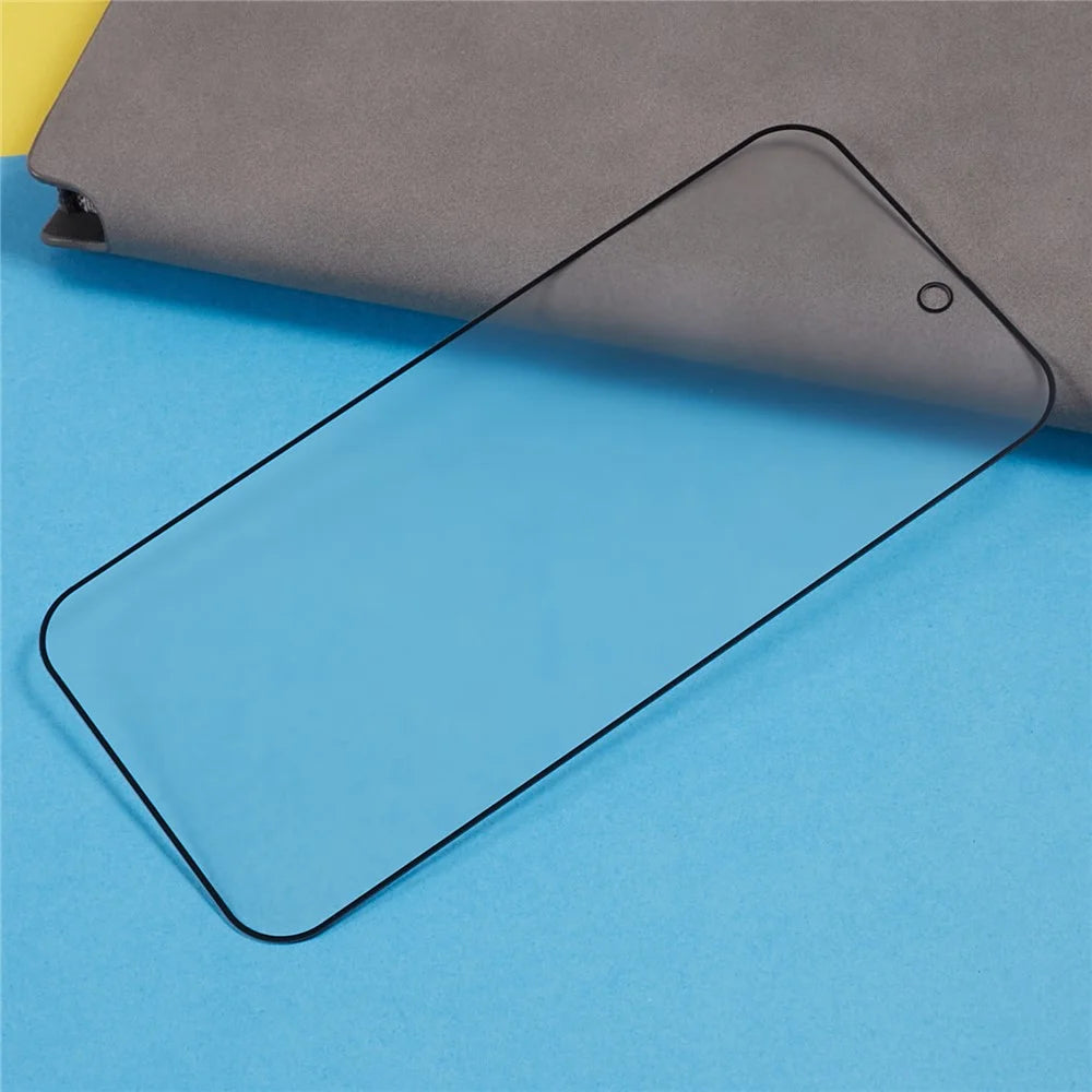 For iPhone 15 Pro Tempered Glass Film Full Cover Shatterproof AG Matte Screen Protector - 6