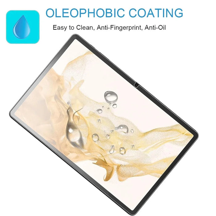 2Pcs Screen Protector for Samsung Galaxy Tab S10 FE / S9 FE / S9 / S8 / S7 Tempered Glass Transparency 2.5D Full Cover Film - 3