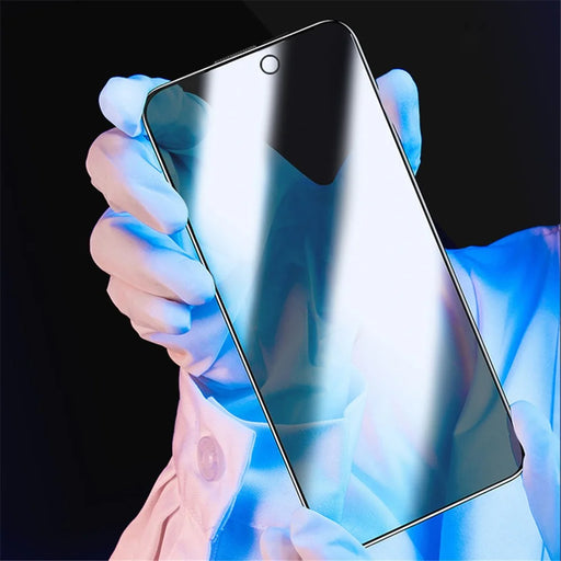 X-LEVEL For iPhone 15 Pro Anti-spy Silk Printing Full Screen Protector 2.5D Full Glue Tempered Glass Film - 2