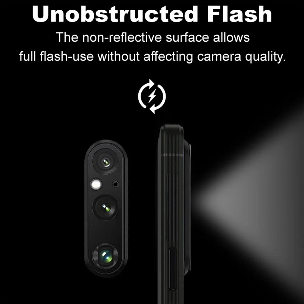 IMAK For Sony Xperia 1 V Metal Camera Lens Protector Anti-scratch Camera Lens Bezel Cover - 7