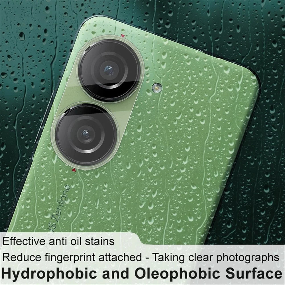 IMAK Camera Lens Film for Asus Zenfone 10 5G , Integrated Tempered Glass Lens Protector + Acrylic Lens Cap - 5