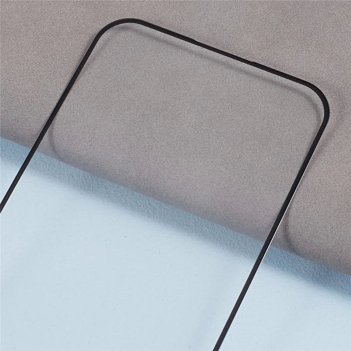 D Pro For iPhone 15 Pro Max Full Coverage Screen Protector Silk Printing Full Glue Tempered Glass HD Clear Film - 6
