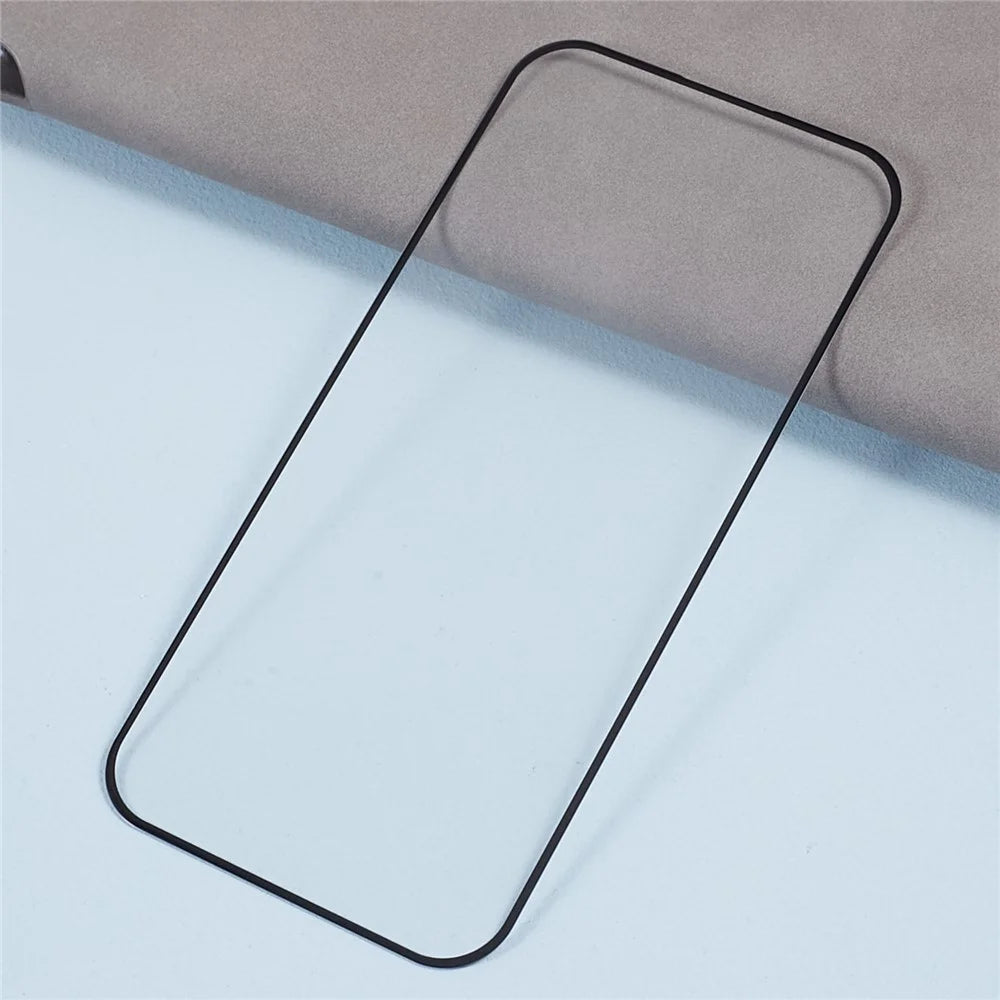 D Pro Silk Printing Tempered Glass Film for iPhone 15 Pro , High Clarify Anti-Scratch Screen Protector - 3