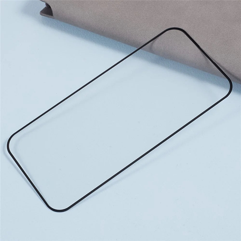 D Pro Silk Printing Tempered Glass Film for iPhone 15 Pro , High Clarify Anti-Scratch Screen Protector - 4