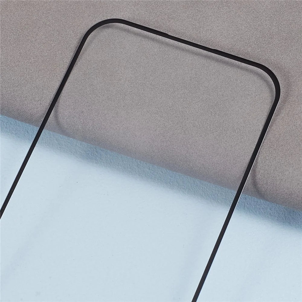 D Pro Silk Printing Tempered Glass Film for iPhone 15 Pro , High Clarify Anti-Scratch Screen Protector - 6