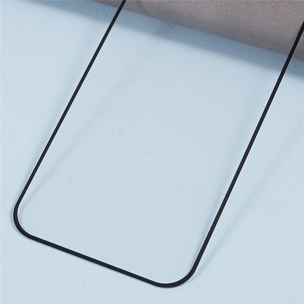 D Pro Silk Printing Tempered Glass Film for iPhone 15 Pro , High Clarify Anti-Scratch Screen Protector - 7