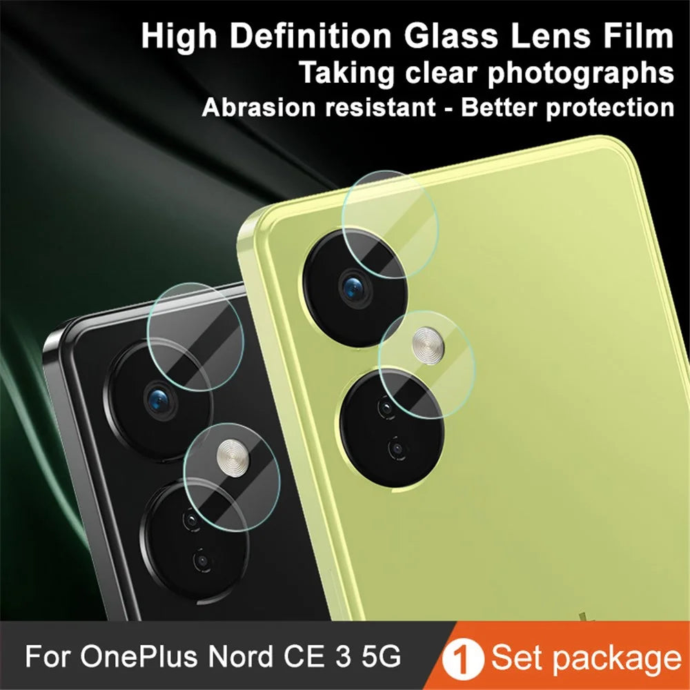 IMAK 1 Set Camera Lens Film for OnePlus Nord CE 3 Lite 5G / Nord N30 5G , Tempered Glass Phone Lens Protector - 2