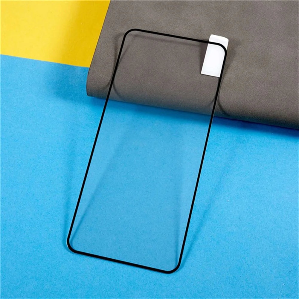 Phone Screen Protector for Honor 90 Lite 5G / X50i 5G , Silk Printing Black Edge Full Cover Full Glue Tempered Glass Film - 3