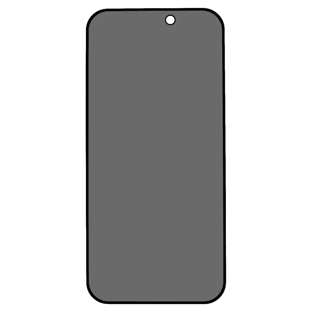 For iPhone 15 Plus Matte Privacy Screen Protector Full Cover 180-degree Anti-spy Tempered Glass Film with Anti-dust Net - 2