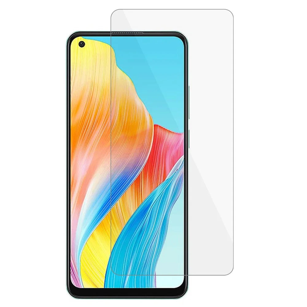 For Oppo A78 4G Bubble-free Installation Screen Protector Super Clear Tempered Glass Film 0.3mm Arc Edge - 1