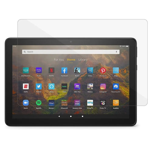 Screen Protector for Amazon Fire HD 10 (2023) , Full Coverage Straight Edge Tempered Glass Tablet Screen Film - 1