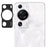 IMAK For Huawei P60 Pro Phone Camera Lens Protector Rear Lens Metal Bezel Back Cover - 1