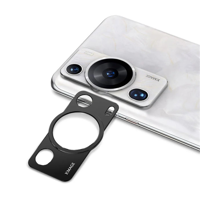 IMAK For Huawei P60 Pro Phone Camera Lens Protector Rear Lens Metal Bezel Back Cover - 4