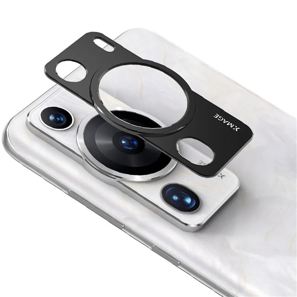 IMAK For Huawei P60 Pro Phone Camera Lens Protector Rear Lens Metal Bezel Back Cover - 5