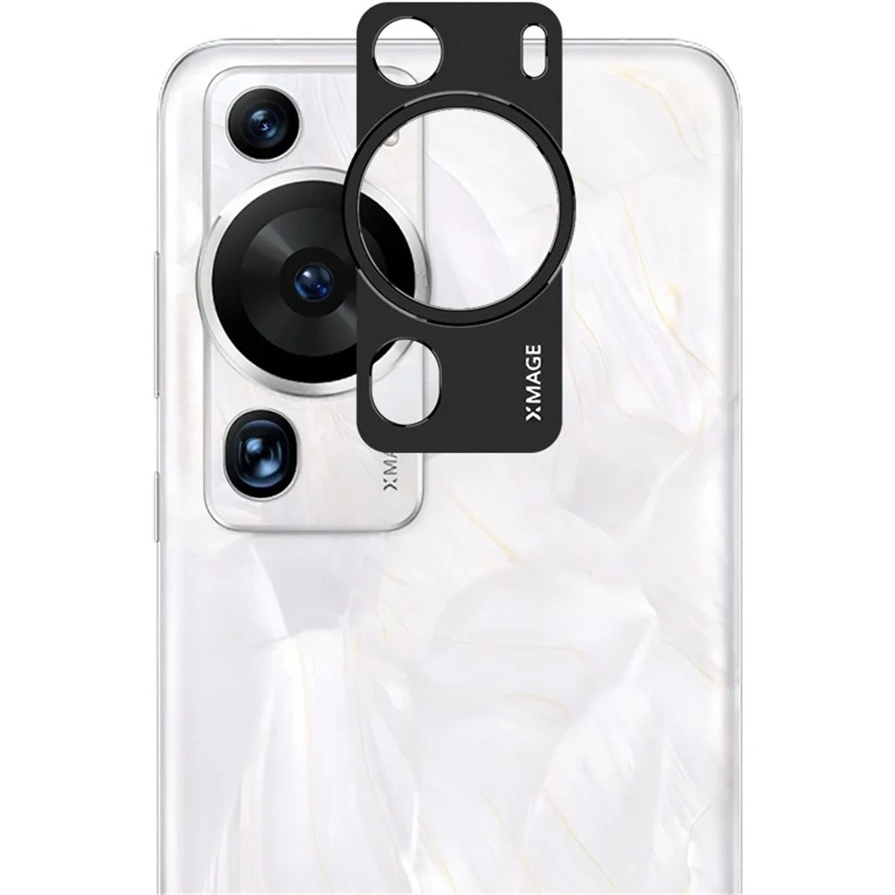 IMAK For Huawei P60 Pro Phone Camera Lens Protector Rear Lens Metal Bezel Back Cover - 6