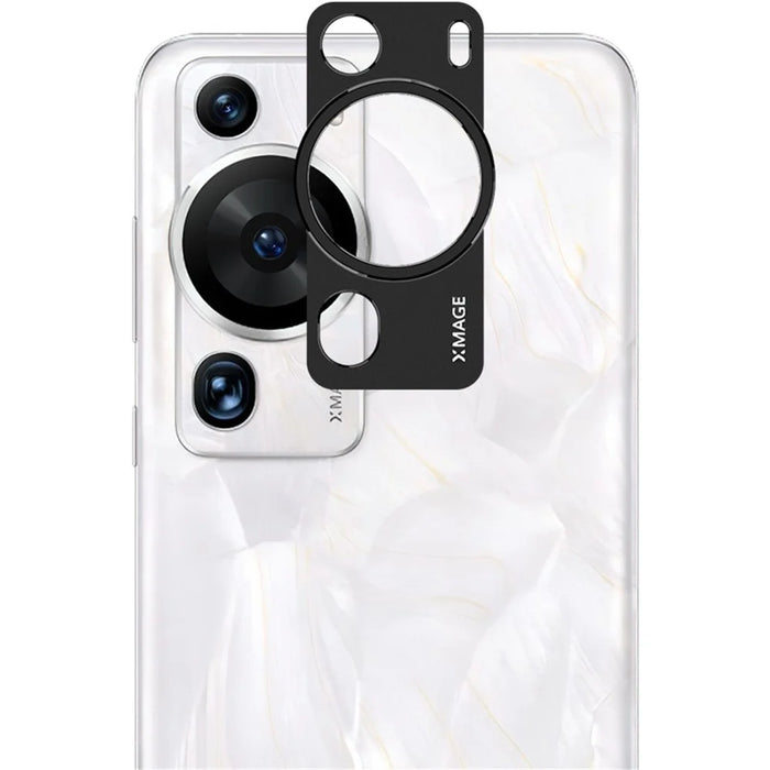 IMAK For Huawei P60 Pro Phone Camera Lens Protector Rear Lens Metal Bezel Back Cover - 6