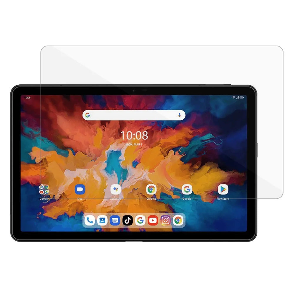 For Umidigi A11 Tab 4G Tempered Glass Tablet Screen Film 0.3mm Arc Edge HD Clear Screen Protector - 1