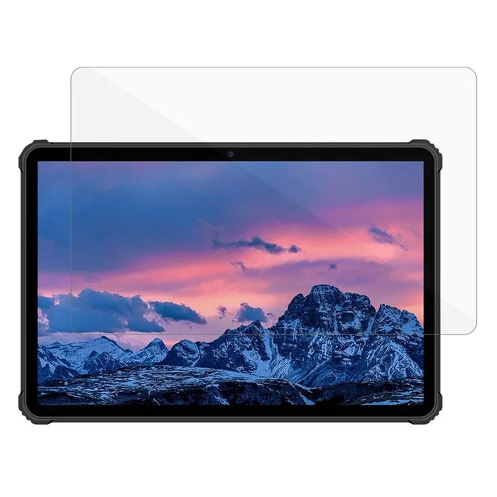 For Oukitel RT5 0.3mm Arc Edge Tablet Screen Protector HD Clear Tempered Glass Anti-explosion Film - 1