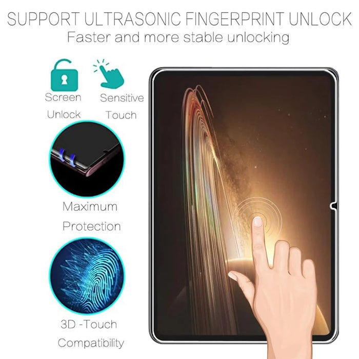 For Oppo Pad 2 Tempered Glass 2.5D Straight Edge Full Cover Tablet Screen Protector - 2