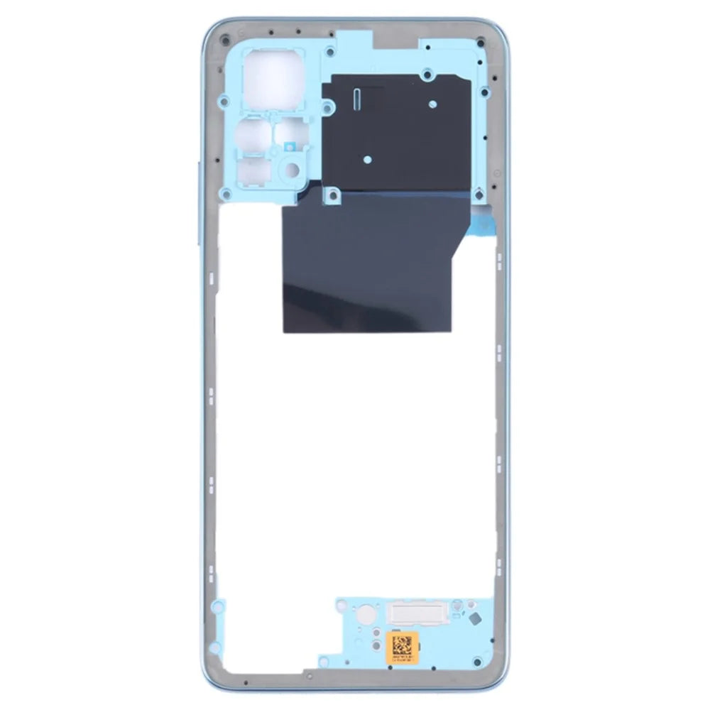 For Xiaomi Redmi Note 11 Pro 4G (MediaTek) 2201116TG 2201116TI OEM Middle Housing Plate Frame Part (without Logo) - Baby Blue - 3