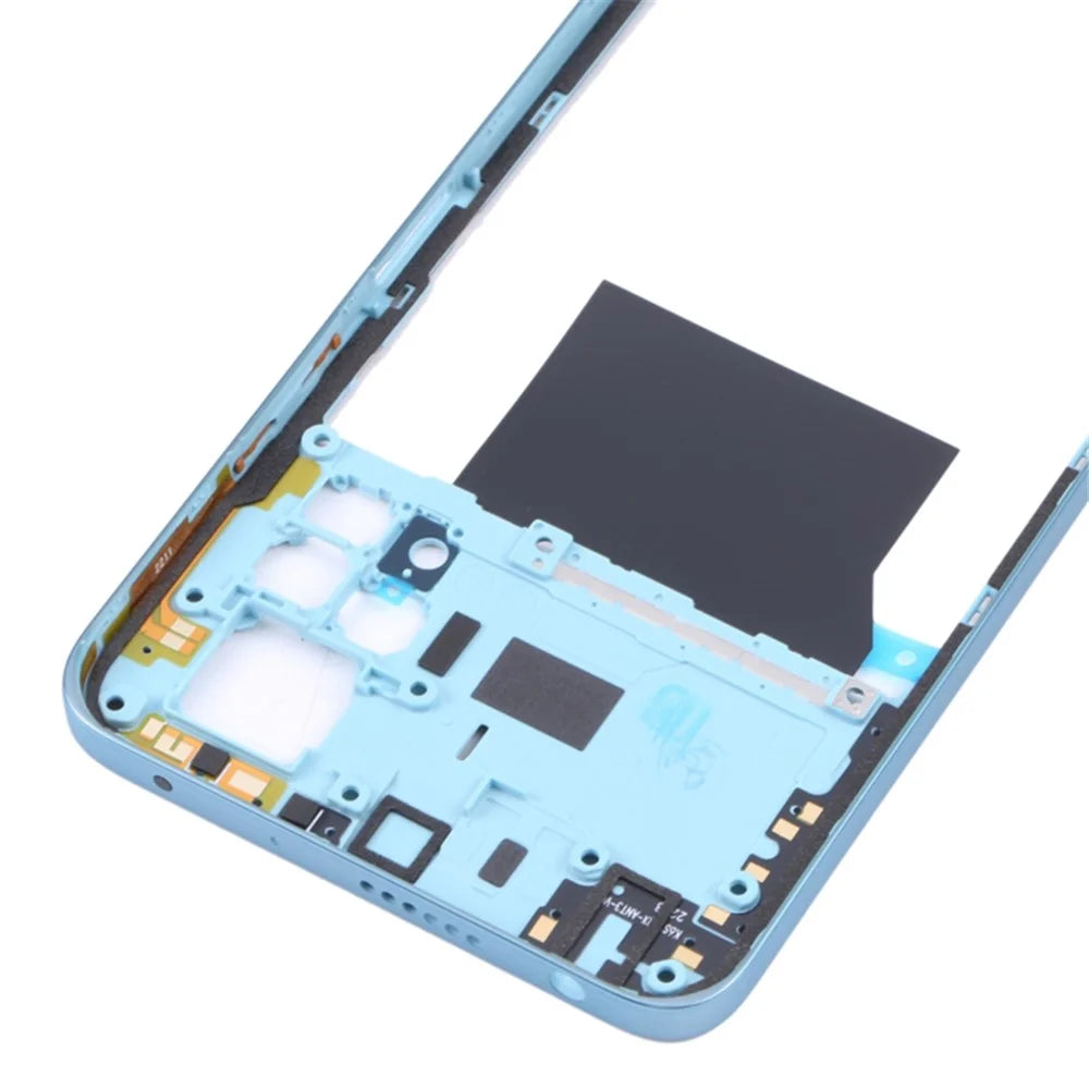 For Xiaomi Redmi Note 11 Pro 4G (MediaTek) 2201116TG 2201116TI OEM Middle Housing Plate Frame Part (without Logo) - Baby Blue - 5