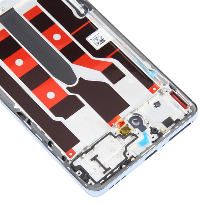 For Oppo Reno8 T 5G Phone Middle Plate Frame Repair Part (A-Side) (without Logo) - Blue - 5