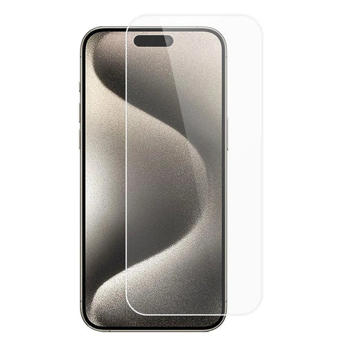 RURIHAI Ultra Clear Screen Protector for iPhone 15 Pro , 0.18mm 2.5D Arc Edge Full Glue High Aluminum-silicon Glass Film - 1