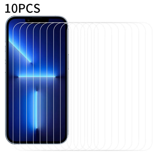 RURIHAI 10Pcs Phone Screen Protector for iPhone 15 Pro , 0.18mm 2.5D Arc Edge High Aluminum-silicon Glass Ultra Clear Film - 1