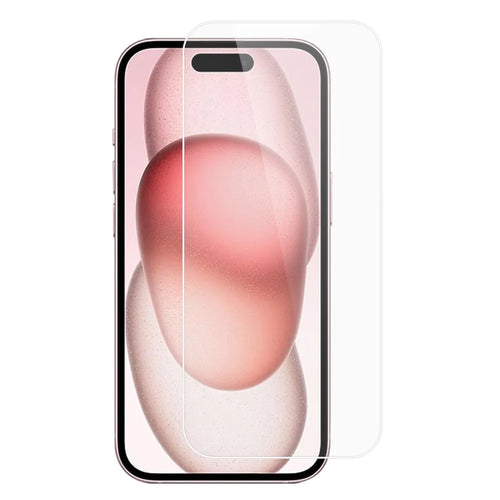 RURIHAI High Aluminum-silicon Glass Screen Protector for iPhone 15 Plus , 0.18mm 2.5D Arc Edge HD Clear Film - 1