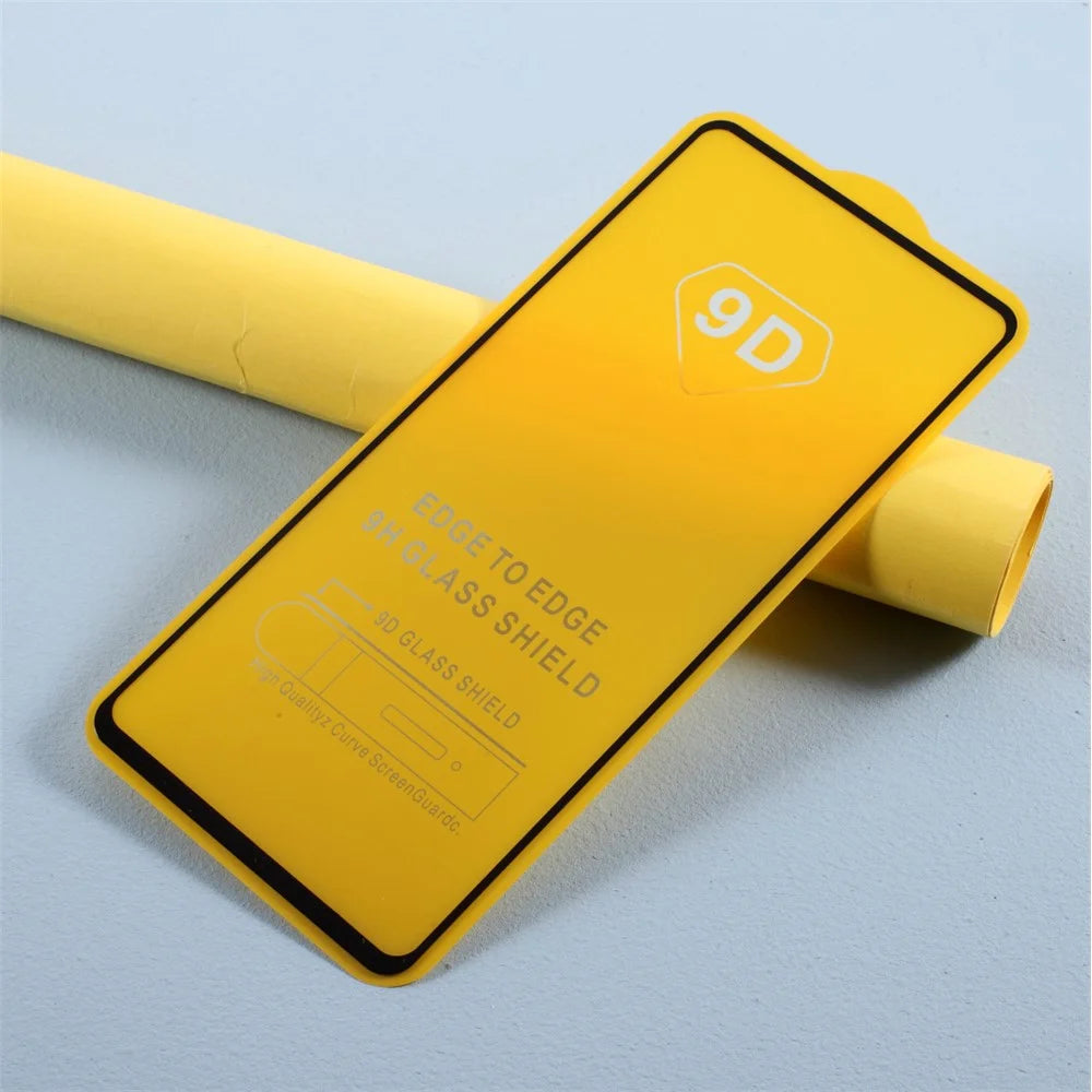 For Samsung Galaxy S23 FE Full Coverage Silk Print 9D Tempered Glass Film Full Glue Anti-shatter Screen Protector - 7