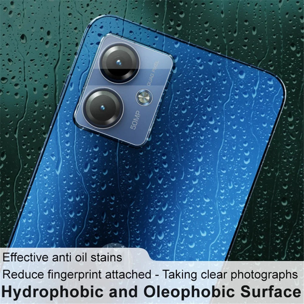IMAK Lens Protector for Motorola Moto G14 4G Integrated Tempered Glass Lens Film + Acrylic Lens Cap - 5