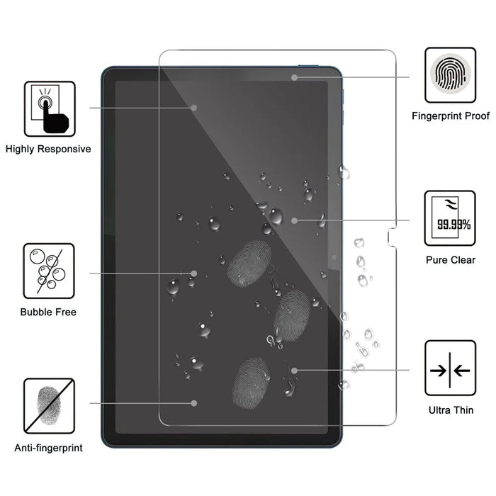 For Lenovo Tab M10 5G 2.5D Straight Edge Tempered Glass Film Anti-scratch Tablet Screen Protector - 2