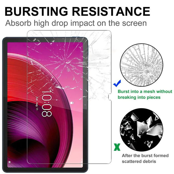 For Lenovo Tab M10 5G 2.5D Straight Edge Tempered Glass Film Anti-scratch Tablet Screen Protector - 4