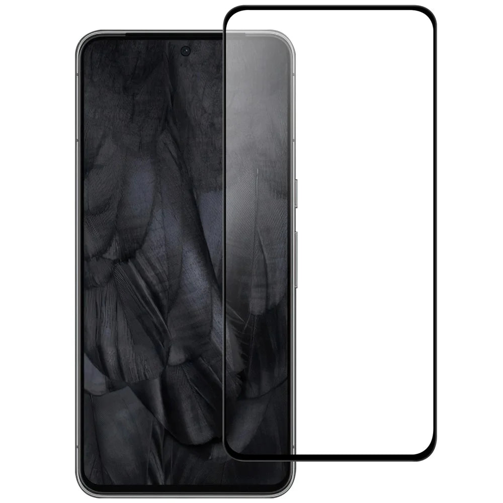 For Google Pixel 8 AGC Tempered Glass with Black Edge Full Glue Full Coverage Screen Protector - 1