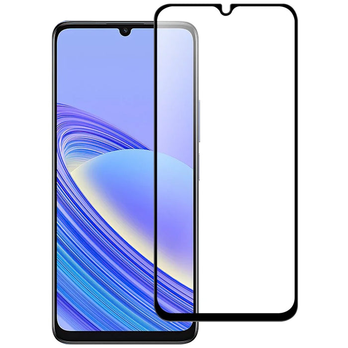 For TCL 40 SE AGC Tempered Glass with Black Edge Full Glue Full Coverage Screen Protector - 1