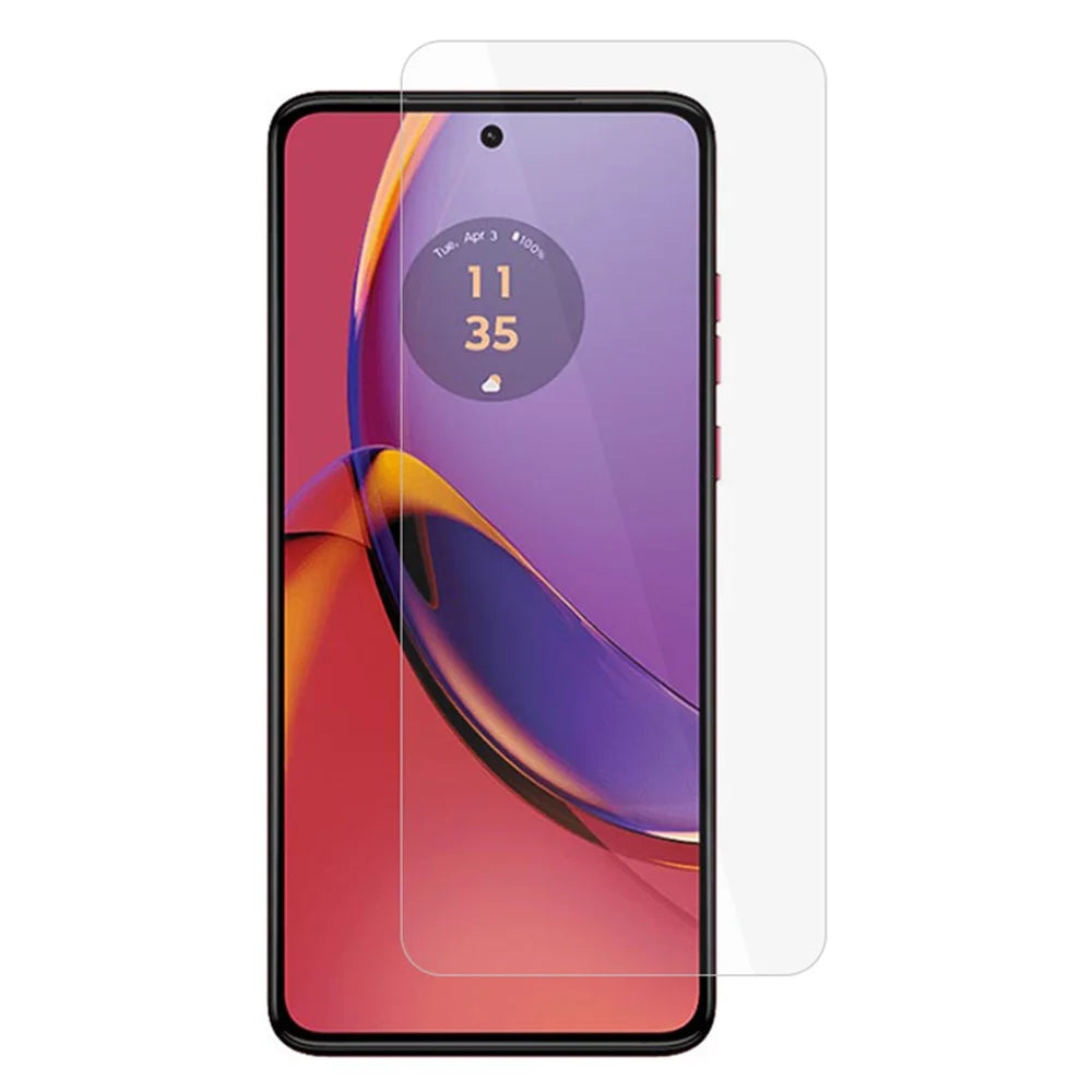 AMORUS For Motorola Moto G84 5G 2.5D Arc Edge Anti-Scratch Screen Protector High Aluminum-silicon Glass HD Film - 1