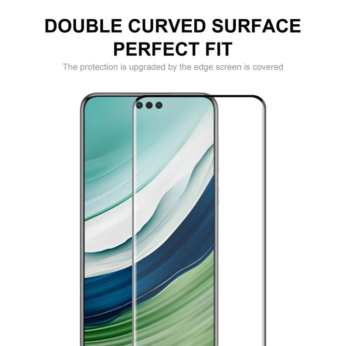 ENKAY HAT PRINCE 2PCS for Huawei Mate 60 Pro+ / Mate 60 Pro 3D Curved Tempered Glass Hot Bending Side Glue Screen Protector Support Fingerprint Unlock - 2