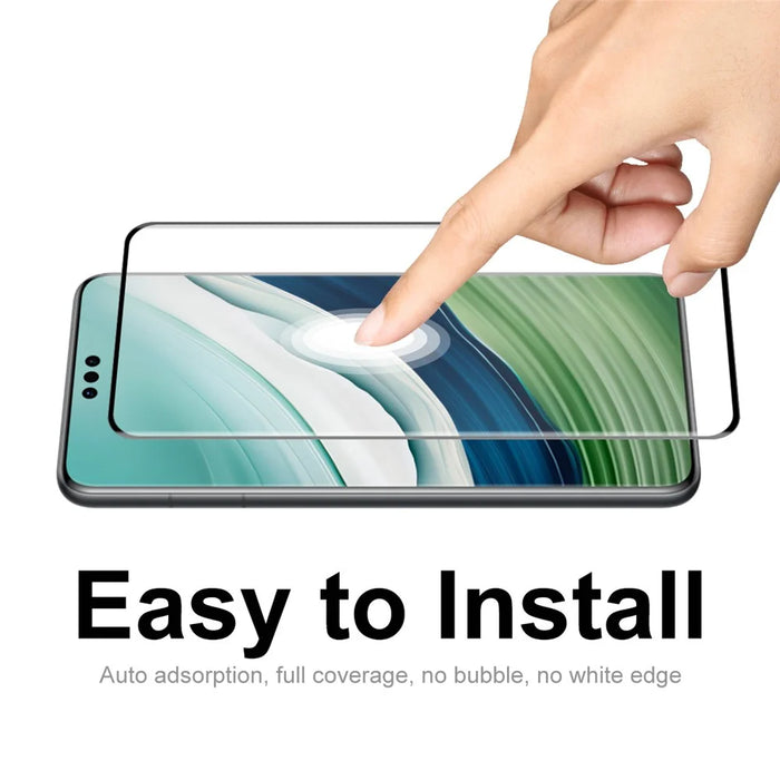 ENKAY HAT PRINCE 2PCS for Huawei Mate 60 Pro+ / Mate 60 Pro 3D Curved Tempered Glass Hot Bending Side Glue Screen Protector Support Fingerprint Unlock - 5