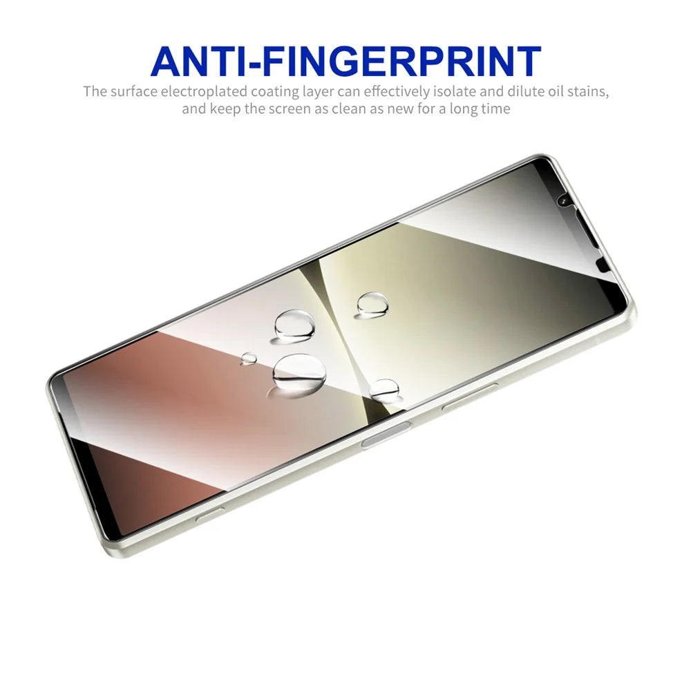 ENKAY HAT PRINCE Screen Protector for Sony Xperia 5 V , 9H 2.5D Silk Print High Aluminium-silicon Glass Film - 5