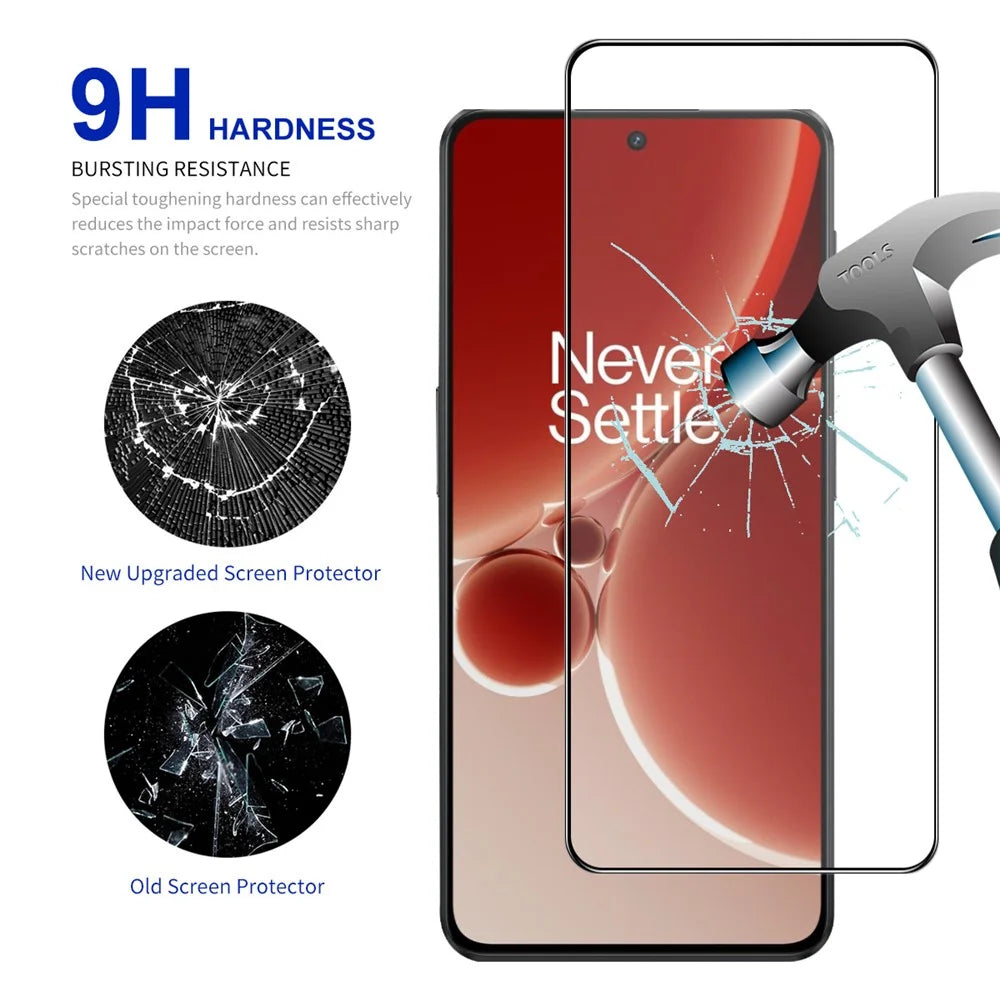 ENKAY HAT PRINCE 5Pcs for OnePlus Nord 3 5G / Nord N300 5G / Ace 2V Silk Print Screen Protector 2.5D High Aluminium-silicon Glass Film - 3