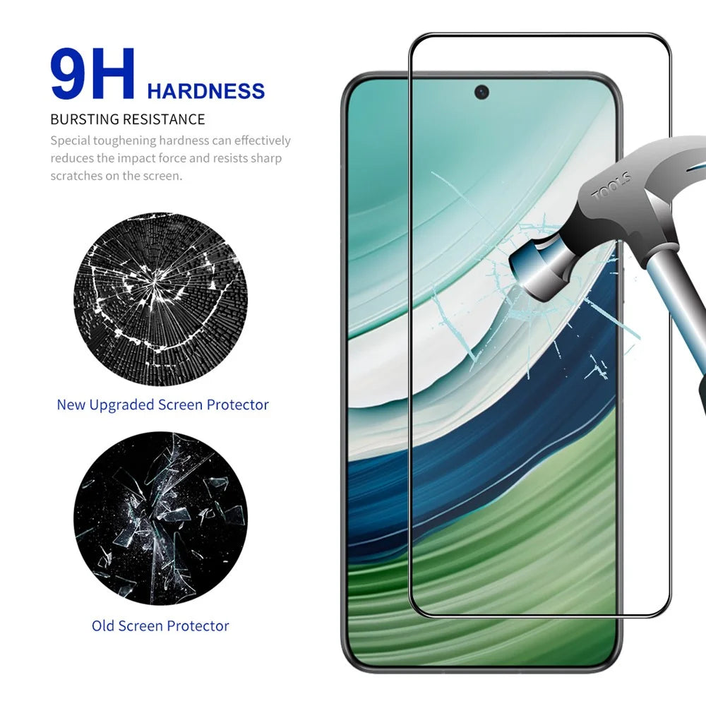 ENKAY HAT PRINCE 5Pcs for Huawei Mate 60 High Aluminium-silicon Glass Film 0.26mm 9H 2.5D Screen Protector - 3