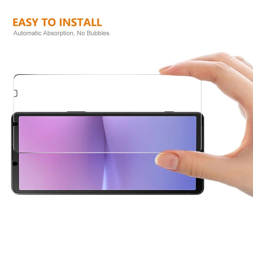 ENKAY HAT PRINCE 2Pcs 2.5D Arc Edge Screen Protector for Sony Xperia 10 V High Aluminium-silicon Glass Film - 4
