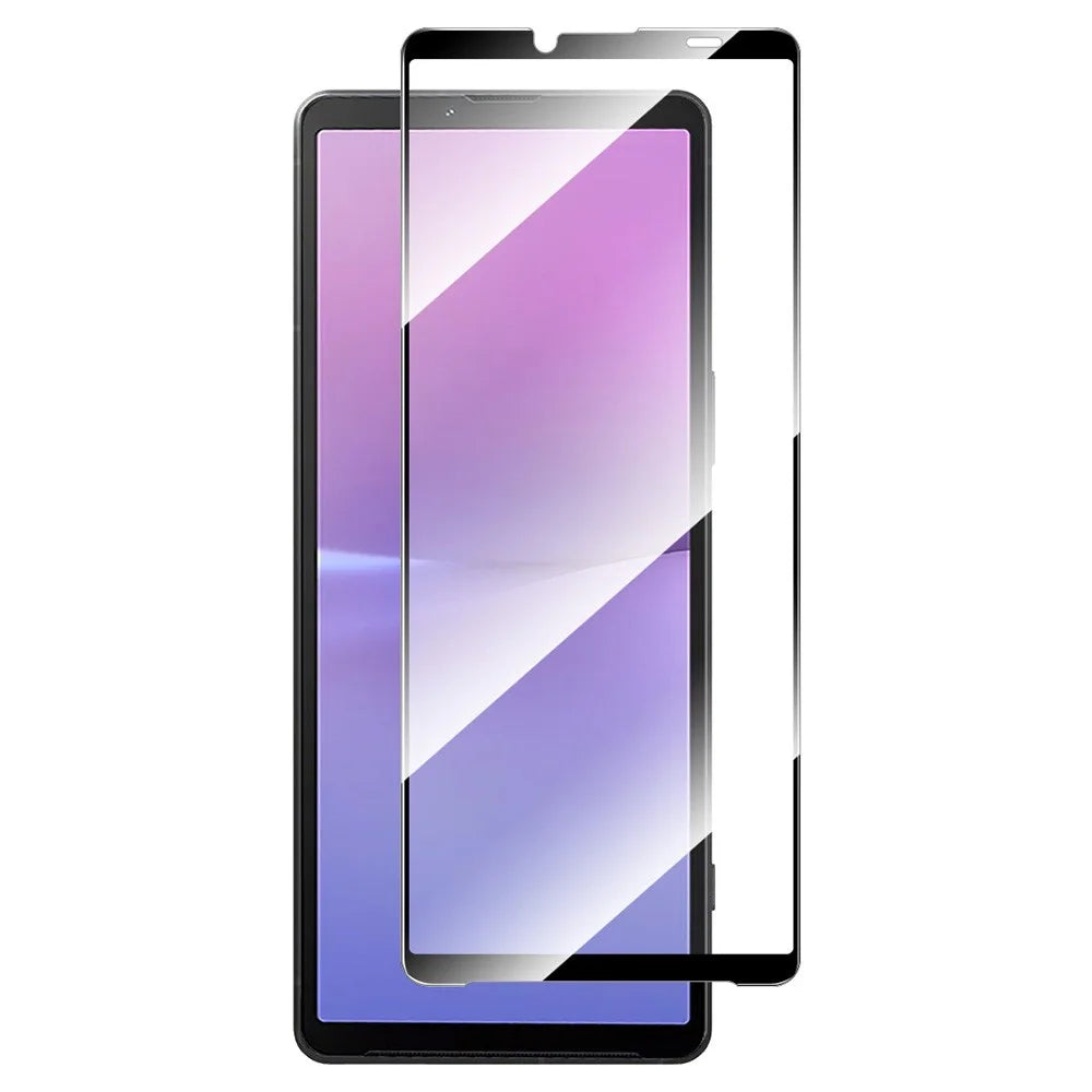ENKAY HAT PRINCE Silk Print 9H Screen Protector for Sony Xperia 10 V 2.5D High Aluminium-silicon Glass Film - 1