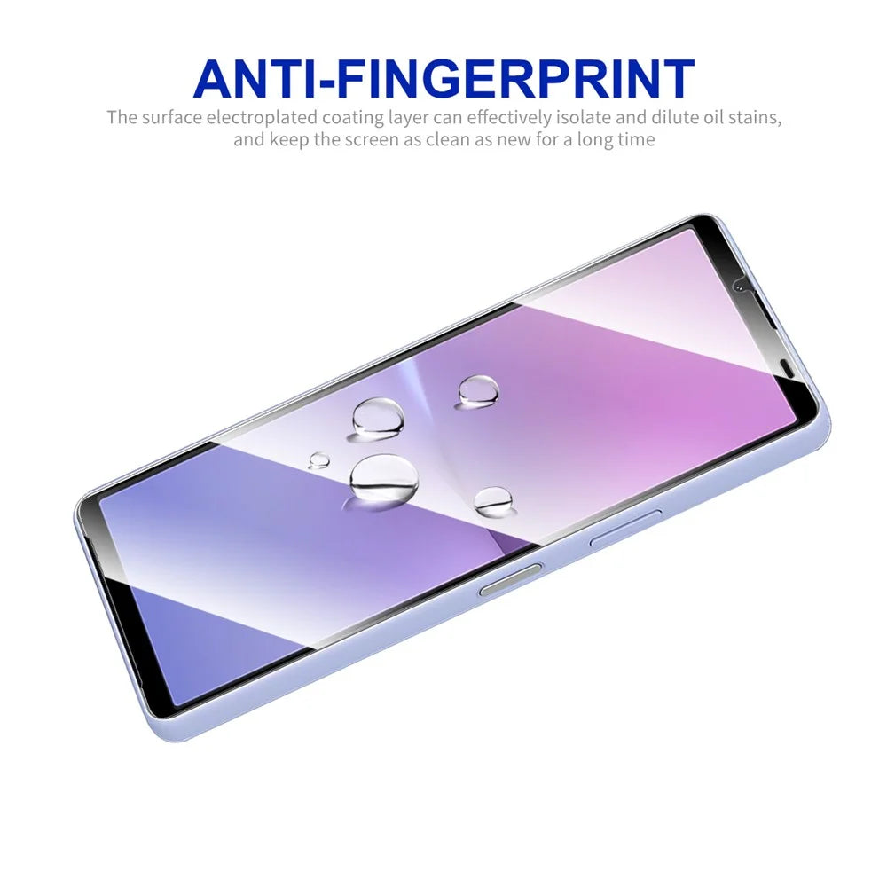 ENKAY HAT PRINCE Silk Print 9H Screen Protector for Sony Xperia 10 V 2.5D High Aluminium-silicon Glass Film - 5