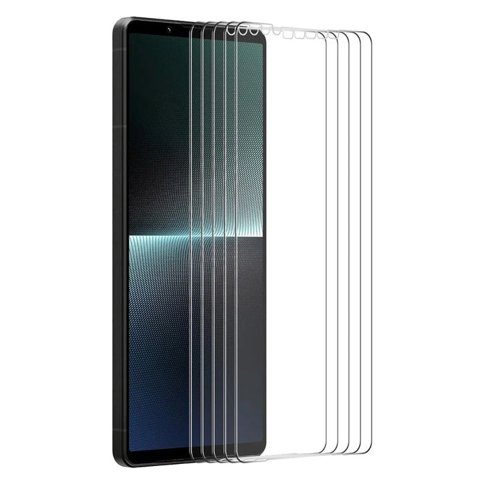 ENKAY HAT PRINCE 5Pcs 0.26mm 9H 2.5D Screen Protector for Sony Xperia 1 V High Aluminium-silicon Glass HD Film - 1